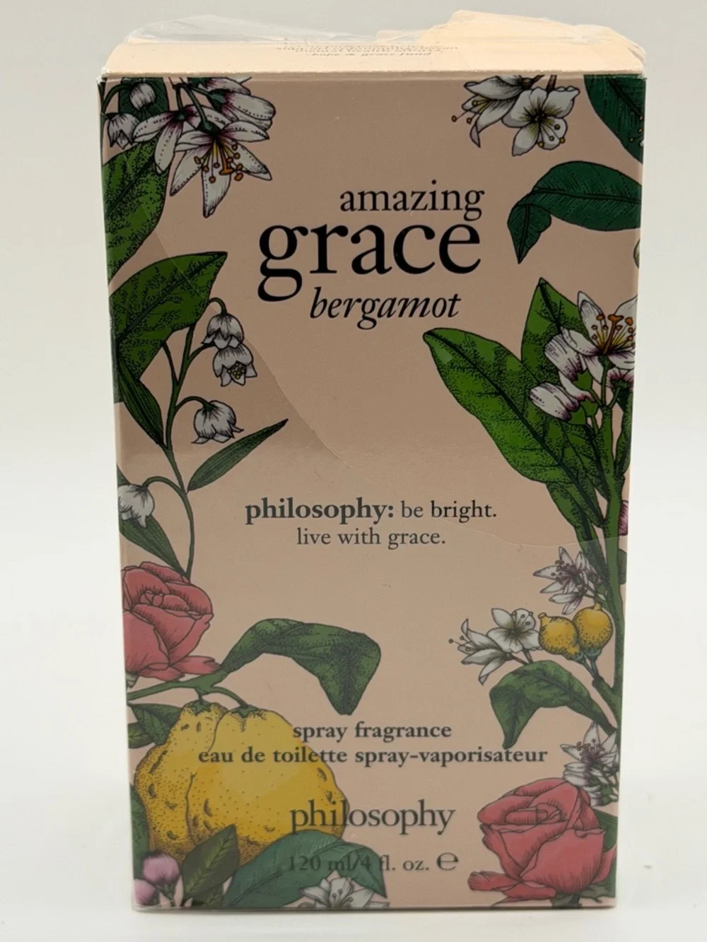 Philosophy Amazing Grace Bergamot Spray Eau de Toilette LARGE 4 Oz. NIB/SEALED* - Picture 11 of 11